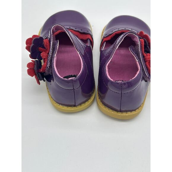 Livie & Luca Bluebell Mary Jane Purple Patent Leather Dress Toddler Shoes Size 5 - Picture 5 of 7